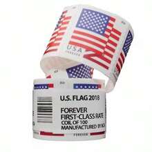 2025 Permanent Flag (Roll Of 100) | Suitable For Mailing Greeting Cards And Letters. Perfect For Everyday Correspondence, Especially For Spring Greeting Cards, Easter Greetings, Mother's Day Greetings, Wedding Invitations, And Personal Correspondence. Suitable For Personal Correspondence, Holiday Greeting Cards, School Supplies, Toys, Personal Correspondence, Daily Correspondence, Regular Mail Greeting Cards, Invitations, Postcards, Packages, Money, And More. [This Section Appears Unrelated And May Be An Error.] Free Shipping [This Section Appears Unrelated And May Be An Error.Local Usa Stock - 酒紅色 - 查看 1