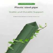 Bộ 36 cọc đỡ cây trồng trong vườn, Bộ cọc đỡ cây trồng trong vườn - Lõi kim loại phủ PET, Bao gồm 18 thanh đỡ, 3 kẹp chữ A, 9 đầu nối, 6 kẹp đa năng, Chống ăn mòn, Dễ dàng cắm vào cho cây leo, dây leo, cây ăn quả và rau củ. - 36 cái - Xem 4