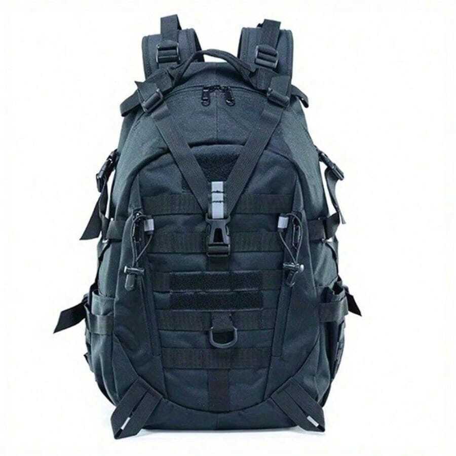 Camping Backpack Men's Bag Travel Bags Molle Climbing Rucksack Hiking Outdoor Reflective Shoulder Fishing Laptop Bag - Multicolor - View 1