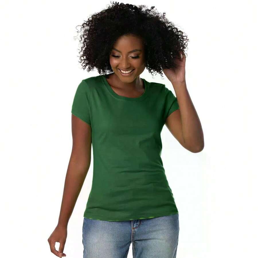 Mirante Baby Look Pv / Cool Mesh - Verde Oscuro - Ver 1