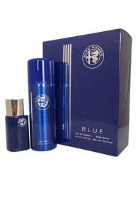 Alfa Romeo Blue For Men Eau De Toilette Spray 15ml And Body Spray 150ml Mens Fragrance Gift Set - Multi Scents - View 2