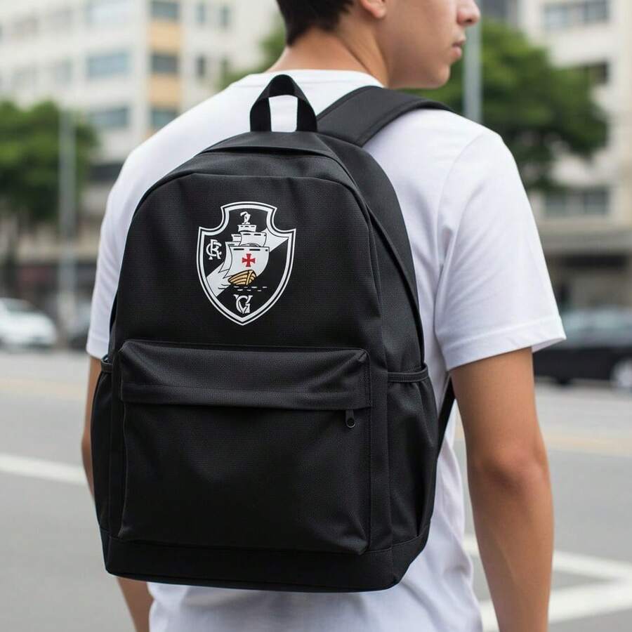 Vasco Da Gama Men's And Women's Handbag - New Release - Durable, Large Backpack With Side Mesh - 黑色 - 查看 1