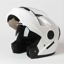 VENTDEPOT Casco, MXBSH-001, 1Pza, Blanco, DOT, Talla S, Abatible, Casco Motociclista - A - Ver 2