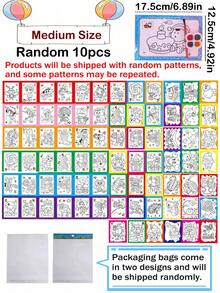 50pcs Watercolor Painting, Watercolor Paper, Coloring Pages, DIY Watercolor Painting, Educational Doodle Painting - Multicolor - View 15