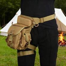 Tactical Drop Leg Pouch Bag Type B Cross Over Leg Rig Outdoor Bike Cycling Hiking Thigh Bag - Multicolor - View 10