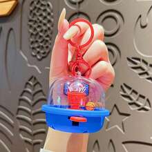 2026新款篮球街机钥匙扣减压玩具 - 多巴胺刺激酷炫吊坠，创意抓娃娃机迷你礼品，手持互动减压伴侣 - 节日礼物，创意惊喜，完美礼物 - 彩色 - 查看 8