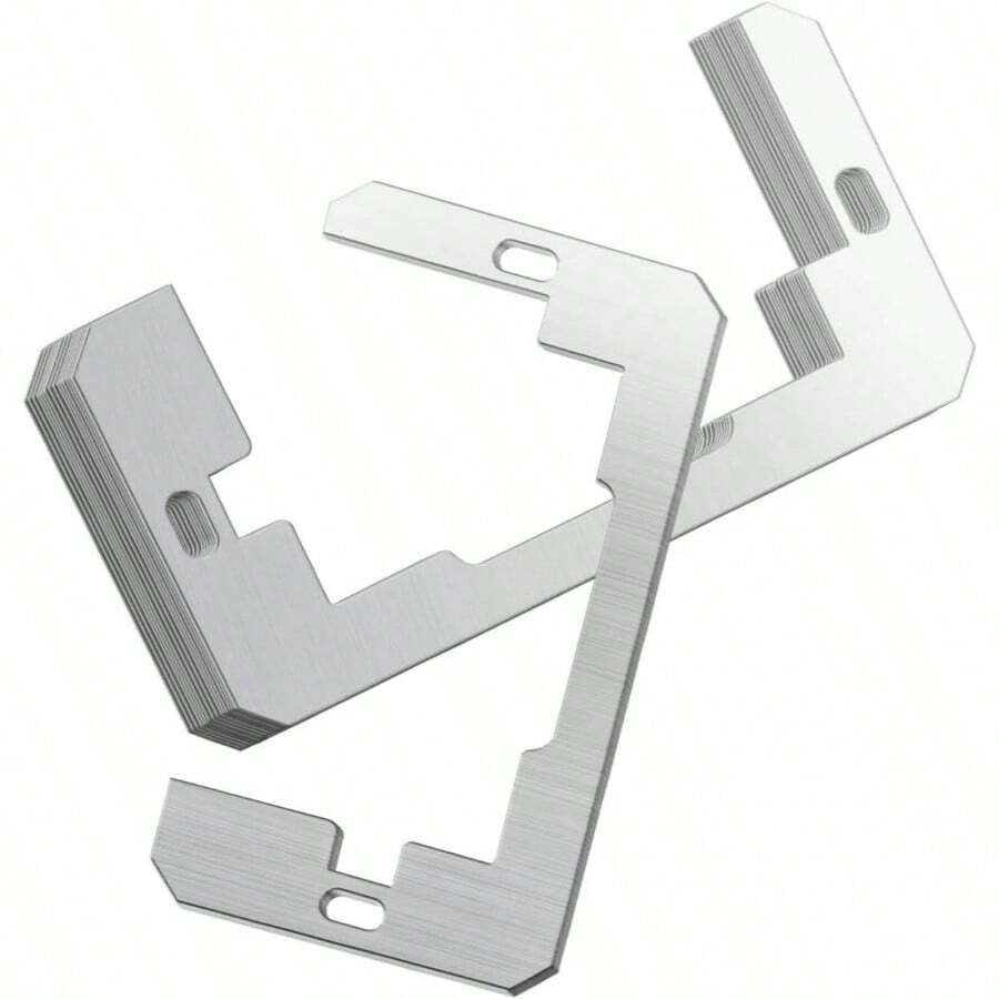 2 Pack Outlet Spacer, Metal Flush Fit Device Leveling Plates Loose Outlet Fix, Electrical Box Extender, Switch 2 - 2 - View 1