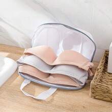 1pc Mesh Laundry Bag - Machine Washable, Bra And Lingerie Organizer Bag With Zipper Closure, Travel & Household Storage Bag, Laundry Bag - Multicolor - View 9