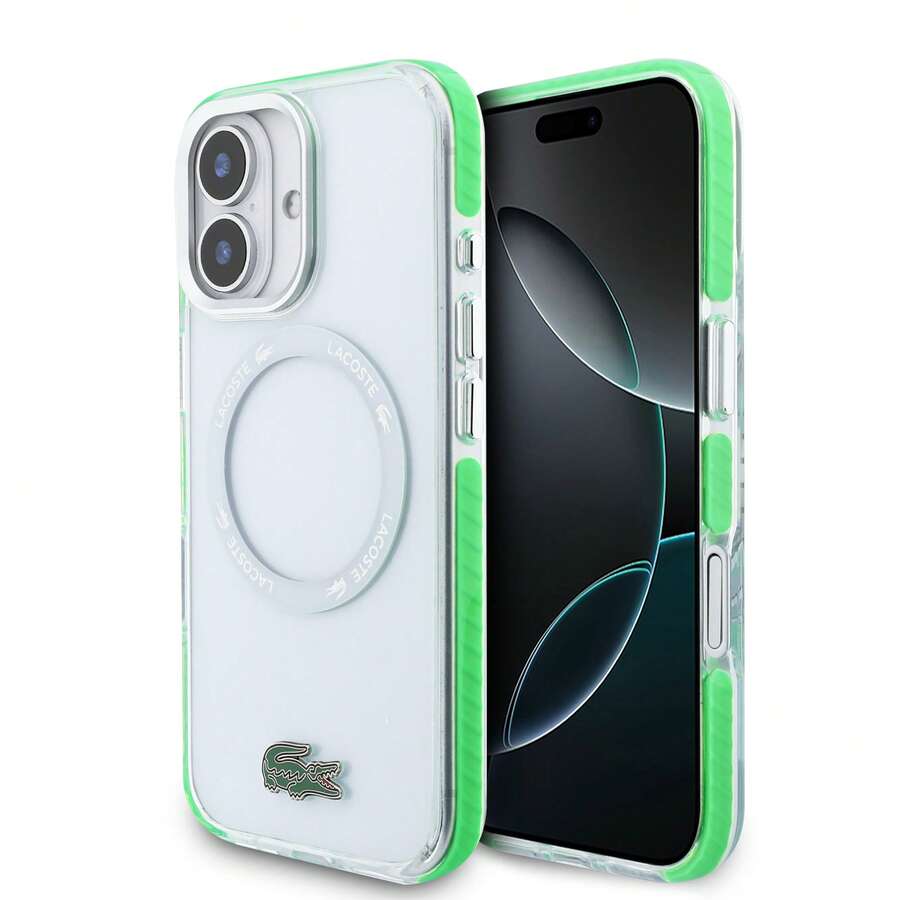 Funda Lacoste Cocodrilo Magsafe iPhone Transparente - transparente - Ver 1