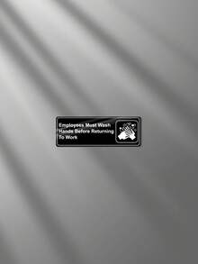 1pc Acrylic Office/Business Sign Board, English Warning Sign For Private Area, Surveillance Zone, Restroom, No Smoking In Public Area - Multicolor - View 13