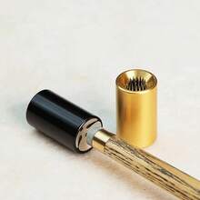 1pc 2-In-1 Billiard Cue Tip Repair Tool - Multifunctional Mold And Hammer, Aluminum Alloy Material, Available In Blue/Gold/Black - Essential For Billiard Performance - Multicolor - View 3