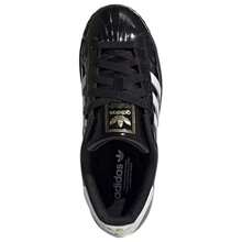 Adidas Superstar Originals 2 'Rhinestone Black Silver' Women's IH4200 | Retro Heritage Style, Timeless Silhouette - 金屬黑 - 查看 5