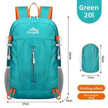 户外旅行背包登山包 40升大容量男女通用背包防水骑行背包带防雨罩休闲时尚背包新款旅行包带胸扣和腰扣徒步旅行包 - 彩色 - 查看 13