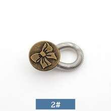 10个装腰部延长器弹性牛仔裤腰带拉伸器，可调节无扣腰部扩张配件 - A - 查看 8