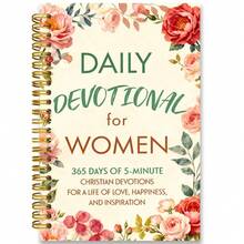 Women'S Daily Devotion Annual Diary | Pink Brown Flower Elements, 365 Days Of 5-Minute Christian Devotion, Lined Paper, Includes Daily Meditation, Group, Christmas & Daily Gifts Faith Life Notebook - A - View 5