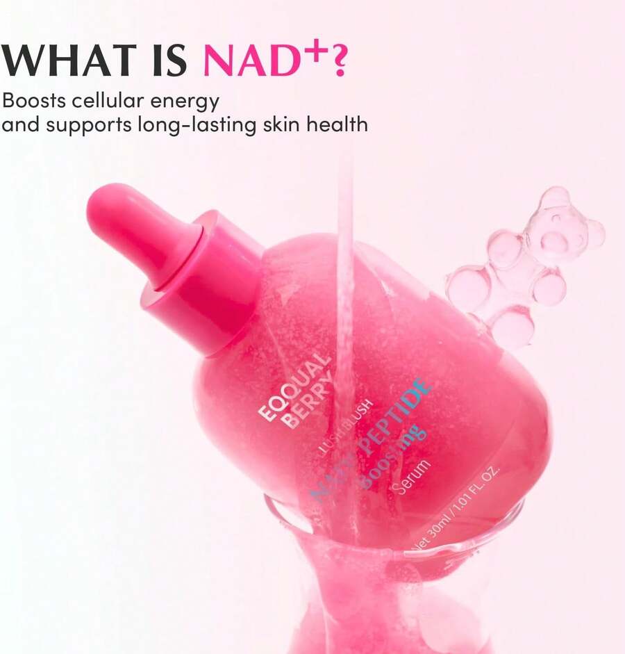 Eqqualberry - NAD+ Peptide Boosting Serum 30ml - Retinol - View 1