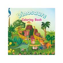 Cute Dinosaurs Coloring Book, Prehistoric Jurassic Adventures, Fun Dinosaur Characters & Scenes, Art Activity Book For Kids & Dinosaur Lovers - 11 - View 2