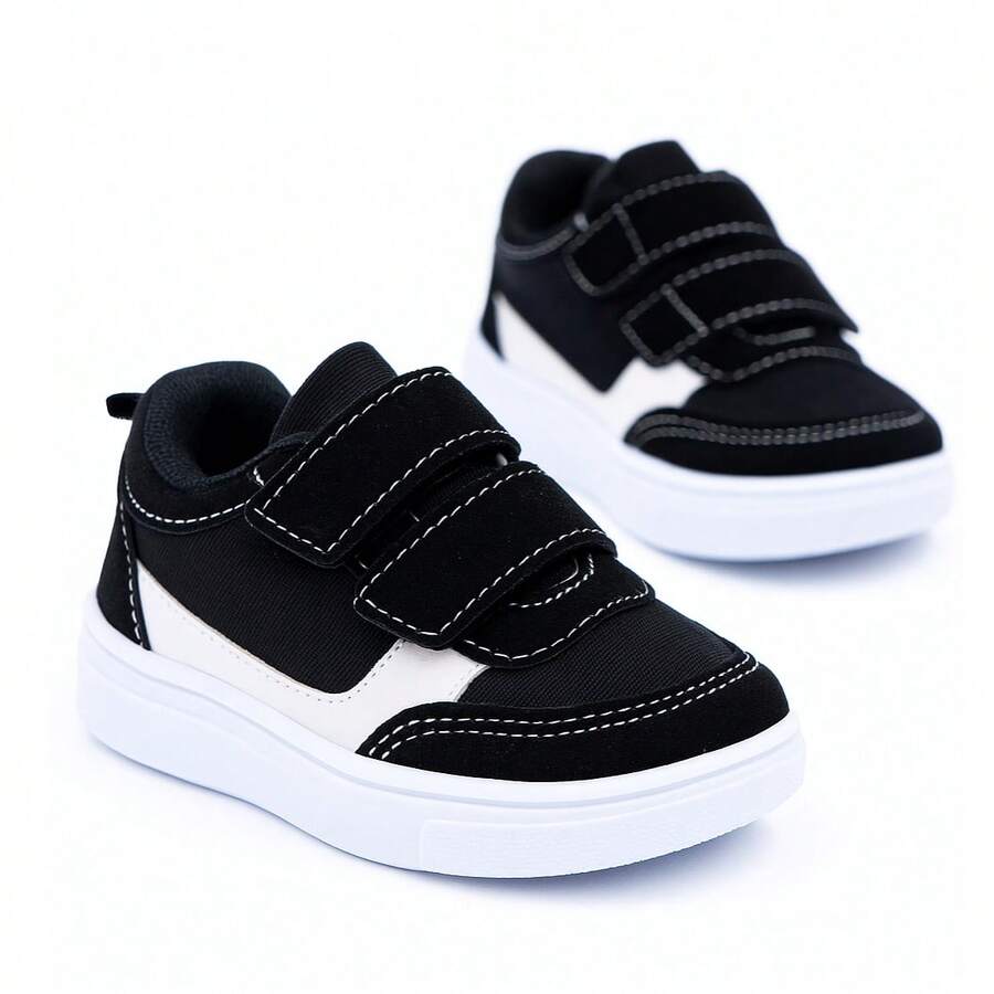 Boys' Casual School Shoes With  Detail - Comfortable - 黑色 - 查看 1
