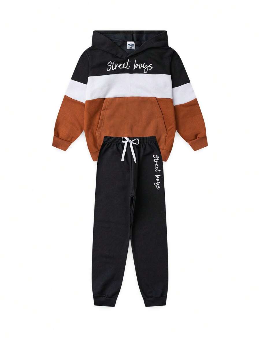 Boys' Street Boys Caramel Fleece Set - Camel - View 1