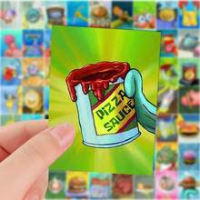 SpongeBob SquarePants 72pcs Assorted  Close-Up Creative & Fun Stickers For Scrapbooking, Phone Case, Water Bottle DIY Decoration - Multicolor - View 10