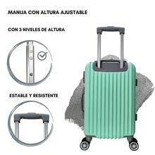 Maleta De Mano Para 10 Kg Ligera Rigida Impermeable - Azul Cadete - Ver 4
