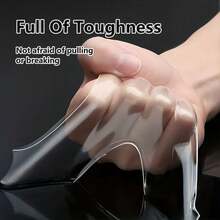 Transparent Nano Double-Sided Tape - Reusable & Washable, High Viscosity, No Trace, Versatile Adhesive For Home, Kitchen, Bathroom, Office & Car, 1pc - Multicolor - View 3