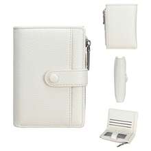 2026 New Women's Wallet & Card Holder 2-In-1, Zipper Short Wallet With Litchi Texture, Fashion Multi-Card Slots Coin Purse - Multicolor - View 14