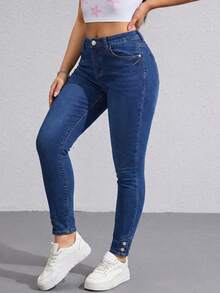 Los Skinny Jeans Perfectos: Cómo Elegir el Ajuste y el Estilo Ideal - Azul H2VA10 - Ver 2