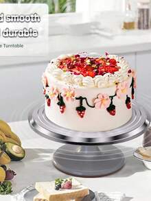 Soporte Giratorio De Aluminio Para Pasteles - Ver 6