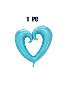 1个/2个36英寸大号带钩心形铝箔气球，适合生日装饰、房间装饰、生日派对婚礼装饰氦气球 - 紅色 - 查看 18