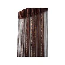 100cmX200cm Decorative Door String Curtain Beads Wall Panel Fringe Window Room Divider Blind Wedding Coffee House Restaurant Parts Door Divider Beads Tassel Screen Decoration Coffee25 - 咖啡 - 查看 2