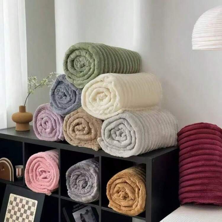 Bed Blankets & Towel Blankets - 淺灰色 - 查看 3