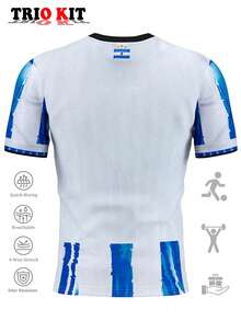 Áo thun bóng đá Argentina World Cup 2026, áo thể thao và trang phục ngoài trời dành cho nam và thanh thiếu niên. Với kiểu áo thun cổ tròn thoải mái dành cho người hâm mộ và trang phục thể thao chuyên nghiệp, bộ trang phục thường ngày này thể hiện tinh thần của đội tuyển Albiceleste. Lý tưởng để xem các trận đấu, tập luyện và rèn luyện thể chất. Một lựa chọn quà tặng tuyệt vời cho cả nam và nữ. Mùa xuân - Màu xanh lam - Xem 2