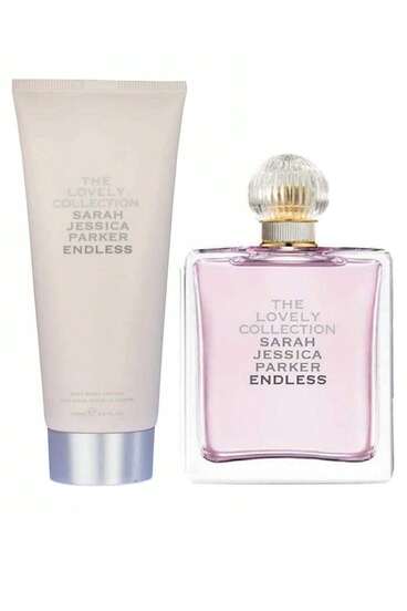  Sarah Jessica Parker SJP Endless The Lovely Collection Eau De Parfum Spray 100ml Plus Body Lotion 100ml Womens Perfume Gift Set