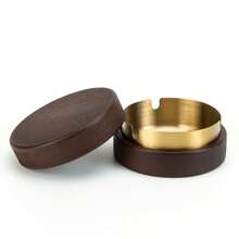 1 buah Asbak Meja Kayu Walnut (Dengan Tutup Anti Angin Stainless Steel), Cocok untuk Dekorasi Kantor/Rumah sebagai Aksesori Merokok (Catatan: Cangkang Luar Terbuat dari Kayu, dan Tekstur serta Warnanya Mungkin Sedikit Berbeda dari Gambar, tetapi Tidak Mempengaruhi Penggunaan Normal), Perlengkapan Kembali ke Sekolah/Halloween/Natal. - MultiWarna - View 14