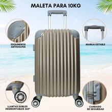 Lightweight Rigid Waterproof Hand Luggage For 10 Kg - Gold - View 2