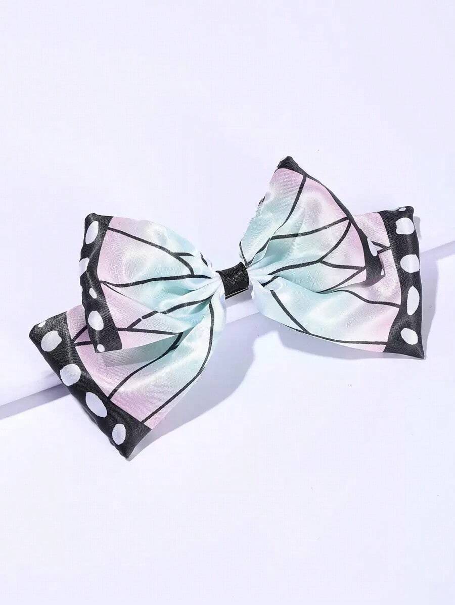Ombre Bow Decor Hair Clip Cute Valentine's Day,Hair Accessories,Hair Barrettes Hair Clips Claw Clips Hair Claws, School Stuff, Head Accessories - Nhiều màu - Xem 1