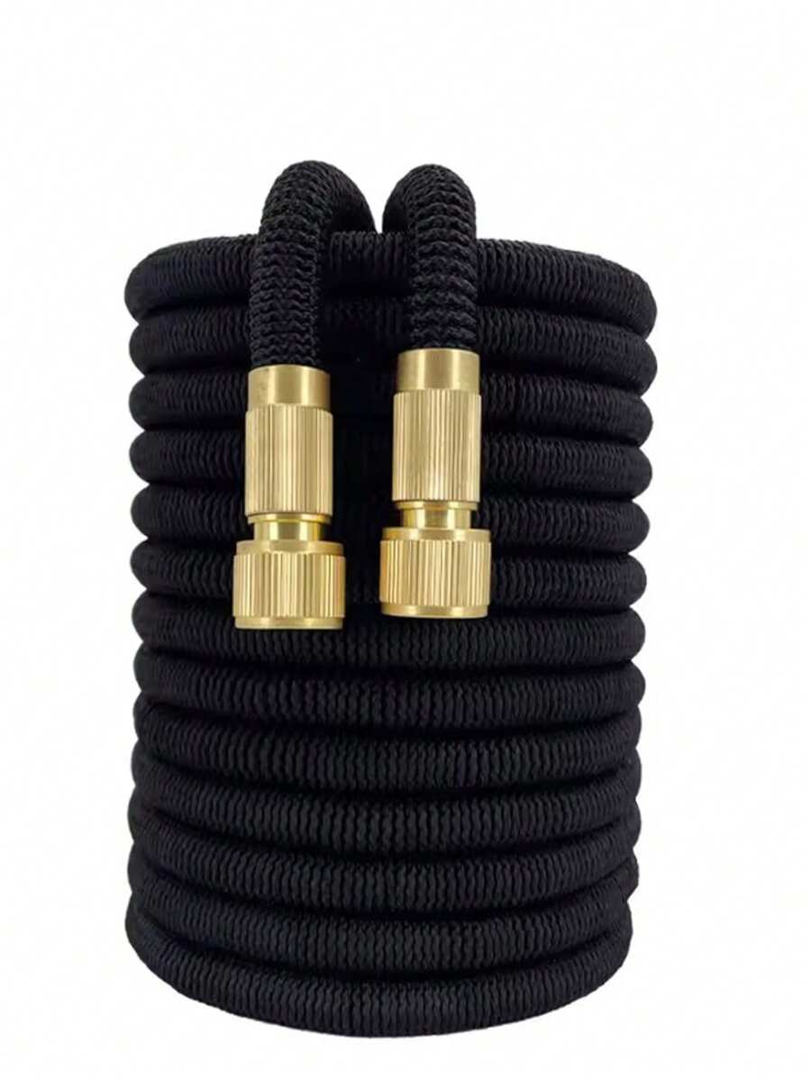 1pc, High Pressure Car Wash Water Hose, Multi-Function 3 Times Expandable Garden Watering Soft Water Hose, Flower Watering Car Washing Tool Gardening & Lawn Supplies - A - View 1