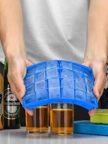 15-Cavity Ice Cube Tray, Multipurpose Home Chocolate Mold With Removable Lid, Stackable Ice Cube Trays For Freezing Cocktails, Whiskey And Kitchen Use - Multicolor - View 7