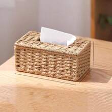 Handmade Paper Towel Box, Oriental Zen Minimalist Style, Suitable For Living Room, Bedroom, Office - Multicolor - View 15