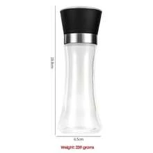 304不锈钢研磨瓶，家用手动调味罐，胡椒研磨器，厨房研磨器，用于新鲜研磨盐、胡椒、孜然 - 無色 - 查看 12