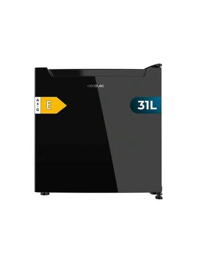  Cecotec Mini Frigorífico Bolero CoolMarket TT 31 Dual Black E: Convertible en Frigorífico y Congelador con capacidad de 31L, Ahorro Energético Clase E, Control Mecánico Ajustable de Temperatura de 0 a 5°C y -24 a -16°C, Bandeja Interior Extraíble para Facilitar Almacenaje y Limpieza, Tamaño Compacto Ideal para Espacios Reducidos