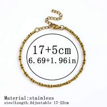 Women's Fashion Stainless Steel Chain Bracelet, Fade-Resistant Jewelry - Multicolor - View 12