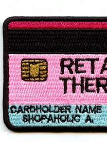 1pc Love Is Powerful Patch Motivational Fandom Script Embroidered Iron On - Multicolor - View 3