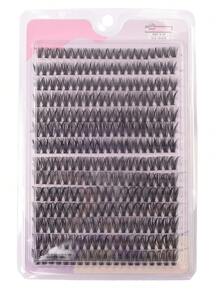 14 Pairs Faux Eyelash Clusters - Hypoallergenic, 0.07mm D-Curl, 9-16mm Mixed Natural Styles, 3D Volume Individual Lash Extension - View 6