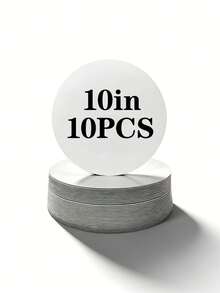 10个/1个/10英寸圆形蛋糕底板，白色圆形蛋糕底板，白色圆形蛋糕底座纸板蛋糕盘，用于展示蛋糕、面包、甜点（轻薄坚固） - 白色托盤 - 查看 13