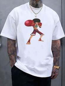 One Piece Anime Shirt, Vinsmoke Sanji Manga Shirt, Straw Hat Pirates, LuffyS, Straw Hats, Zoro, Mugiwara, Japanese Unisex Tee,Pirate King LuffyS Anime Shirt, Straw Hat Pirates Monkey D LuffyS One Piece Manga Shirt, Mugiwara, Sanji, Zoro Japanese Anime Tee, Otaku Gift,Anime Style Pirate Crew Crewneck, NewS EraS Pirates Sweatshirt,Lightweight Breathable 100%Cotton Tee-Spring Summer Picks - 白色1 - 查看 1