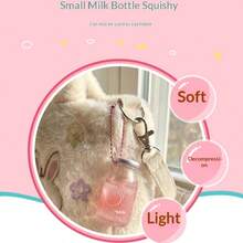 Mini Fruit Milk Bottle Toy - Super Realistic Slow Rebound Milk Cup, Creative Desktop Ornament Stress Relief Item, Teen Stress Relief Toy, - Multicolor - View 5