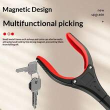 Foldable Long Handle Trash Picker, Multifunctional Sanitation Litter Grabber, Compact Portable Waste Tongs - Multicolor - View 8