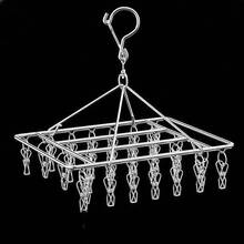 Clothesline With 40 Clothes Pegs For Underwear, Panties, Stockings, Reinforced Stainless Steel, 20/40 Pegs - Xem 8